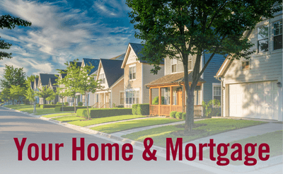 your home & mortgage, summer 2026 edition. row of houses with the title mentioned above
